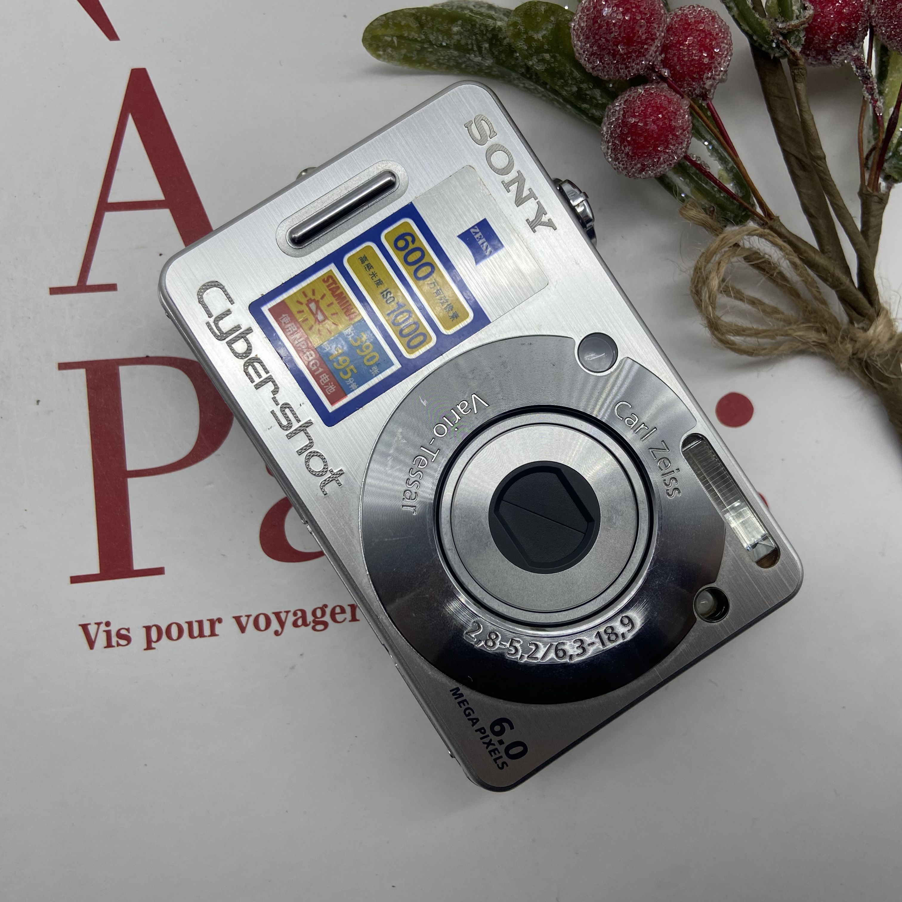 95新 Sony/索尼 W50 600万像素 3倍光学变焦 (no退no换)