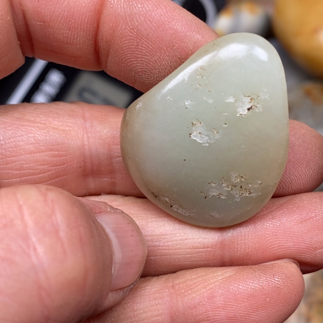 和田玉挂件银S925镀金镶嵌