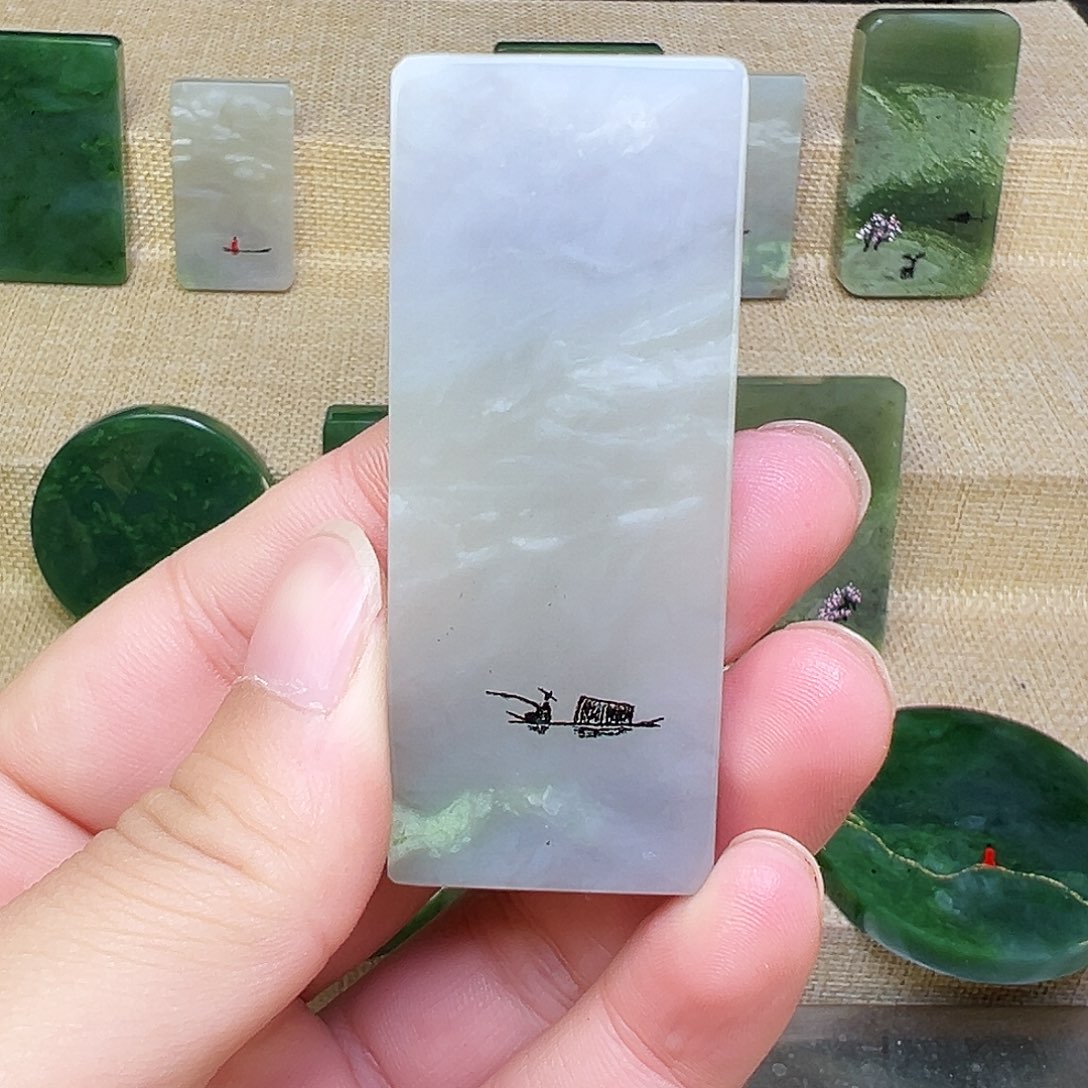 和田玉颈饰未镶嵌