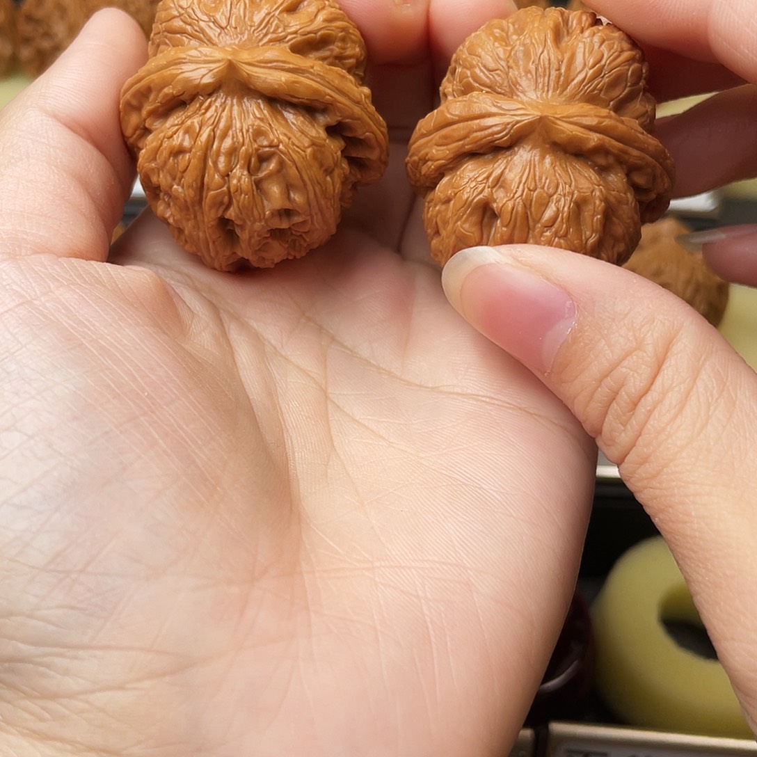 吊坠文玩核桃元宝41尺386