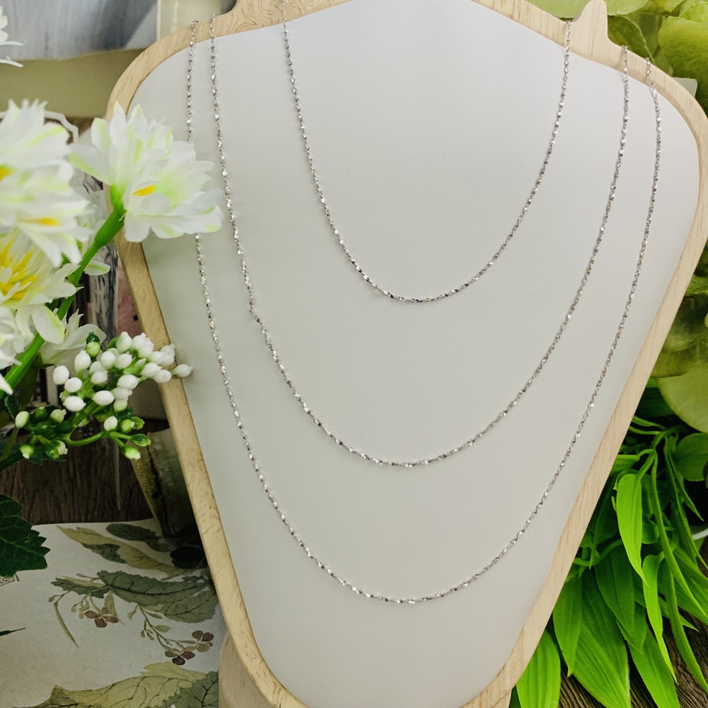 18K金链【女神链】黎明女神链45白 KJ156718/多样性发其一CP