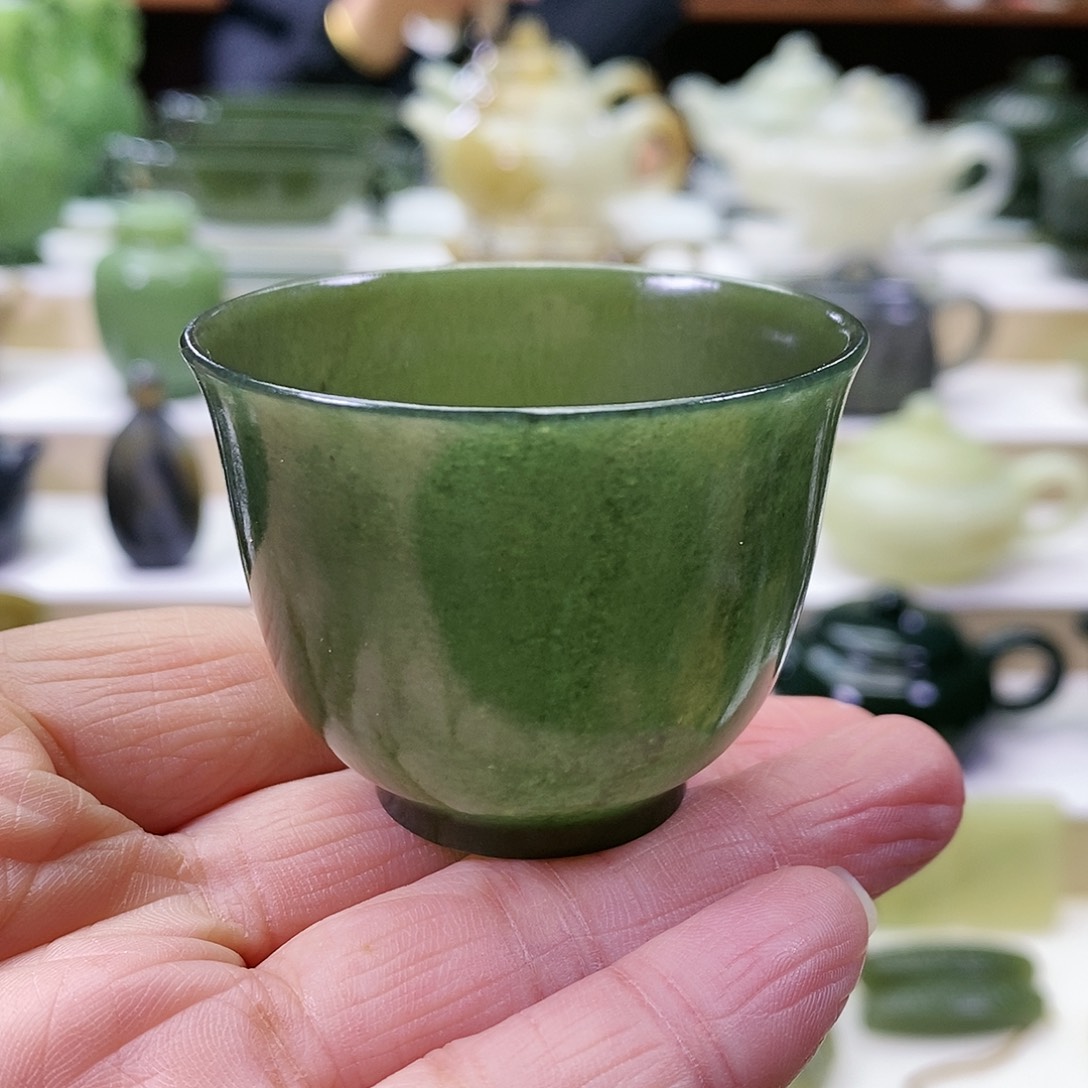 和田玉茶杯未镶嵌55ml