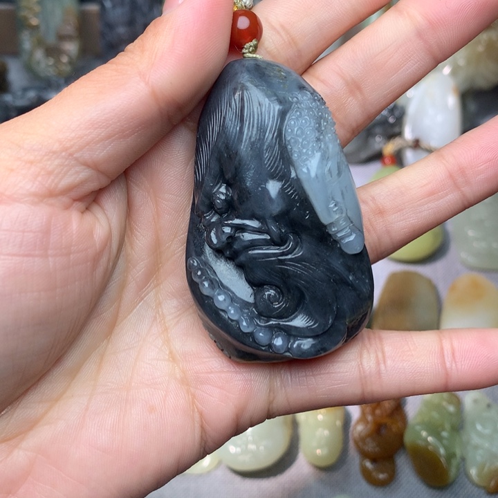 和田玉挂件未镶嵌