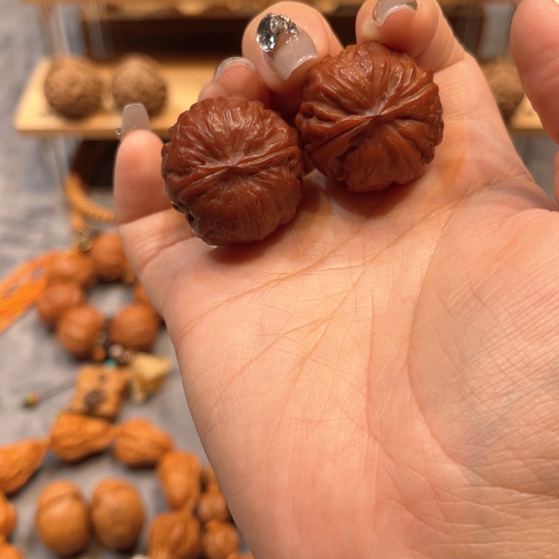 把件文玩核桃南瓜小磨盘