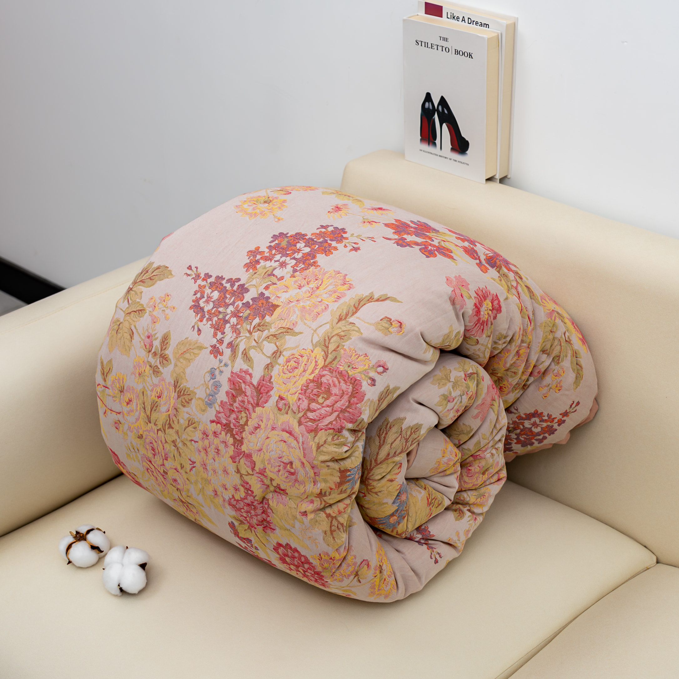 【京会社】驼绒被200*230柔缦花叙