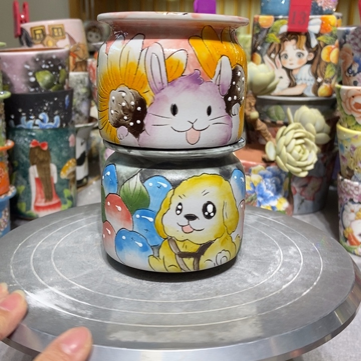 景德镇艺术手绘作品