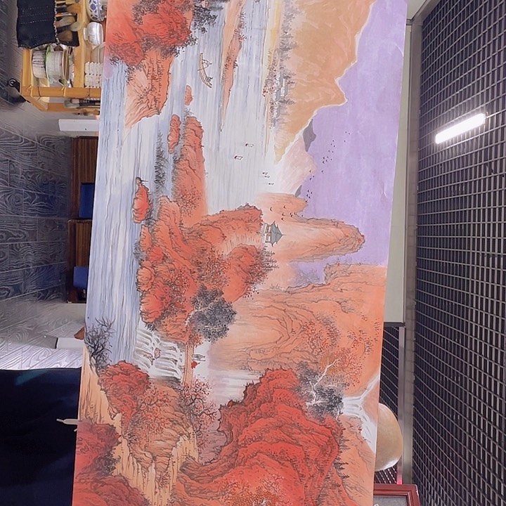 国画宋庄的一个小