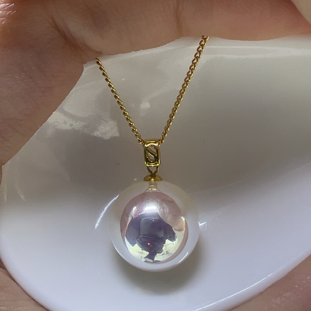 吊坠(赠链)18K金镶嵌淡水珍珠