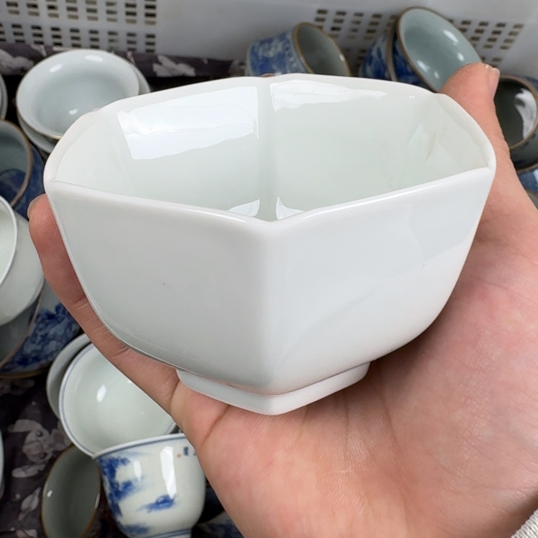 六方杯白瓷的的的的