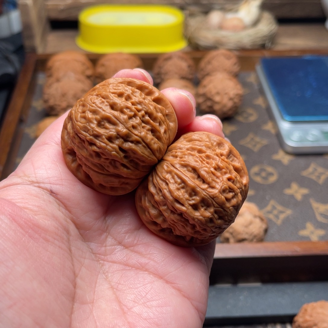 文玩核桃把件z11铁锤妹妹38有修