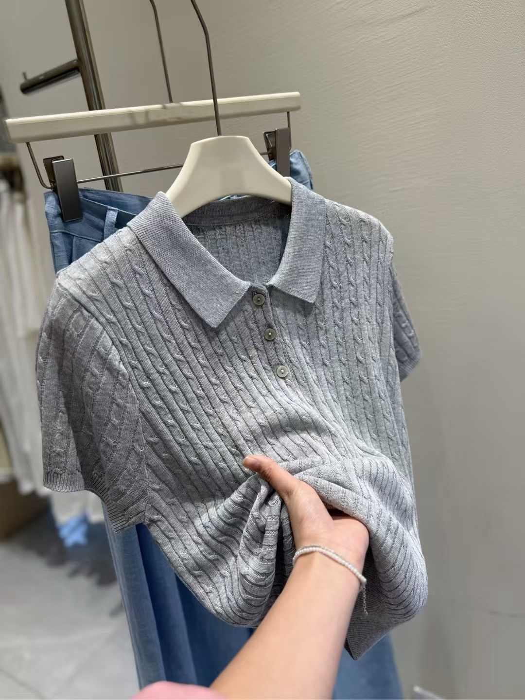 桃夭之欢 针织衫POLO衫休闲