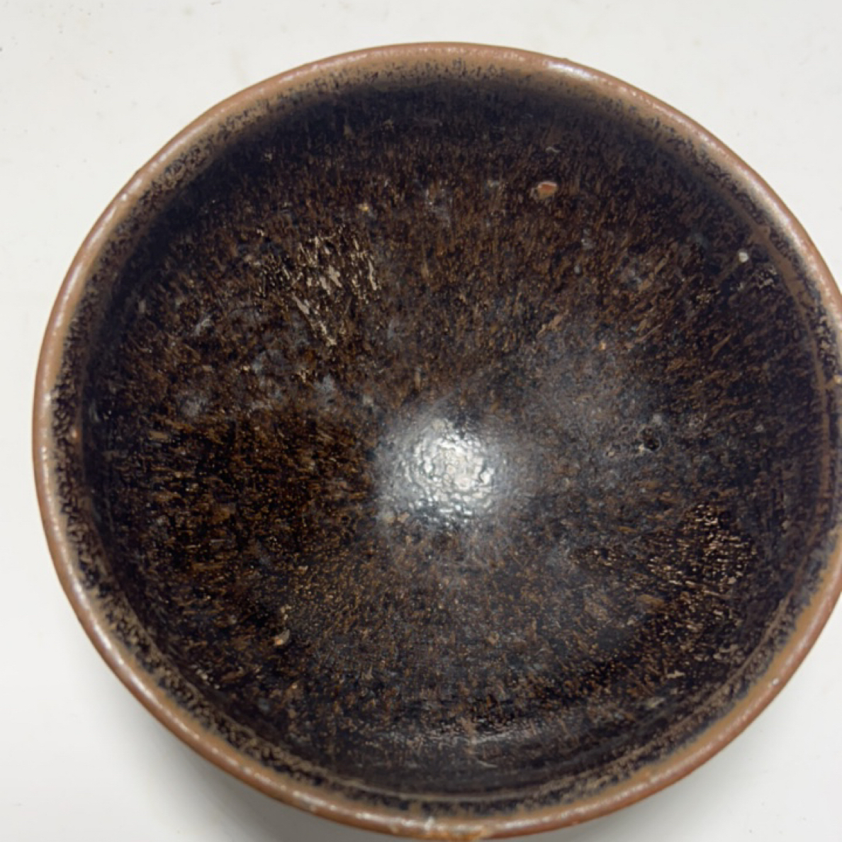 老茶杯瓷杯建盏主人杯陶瓷建盏单杯老茶盏杯子茶器茶具黑釉黑釉瓷
