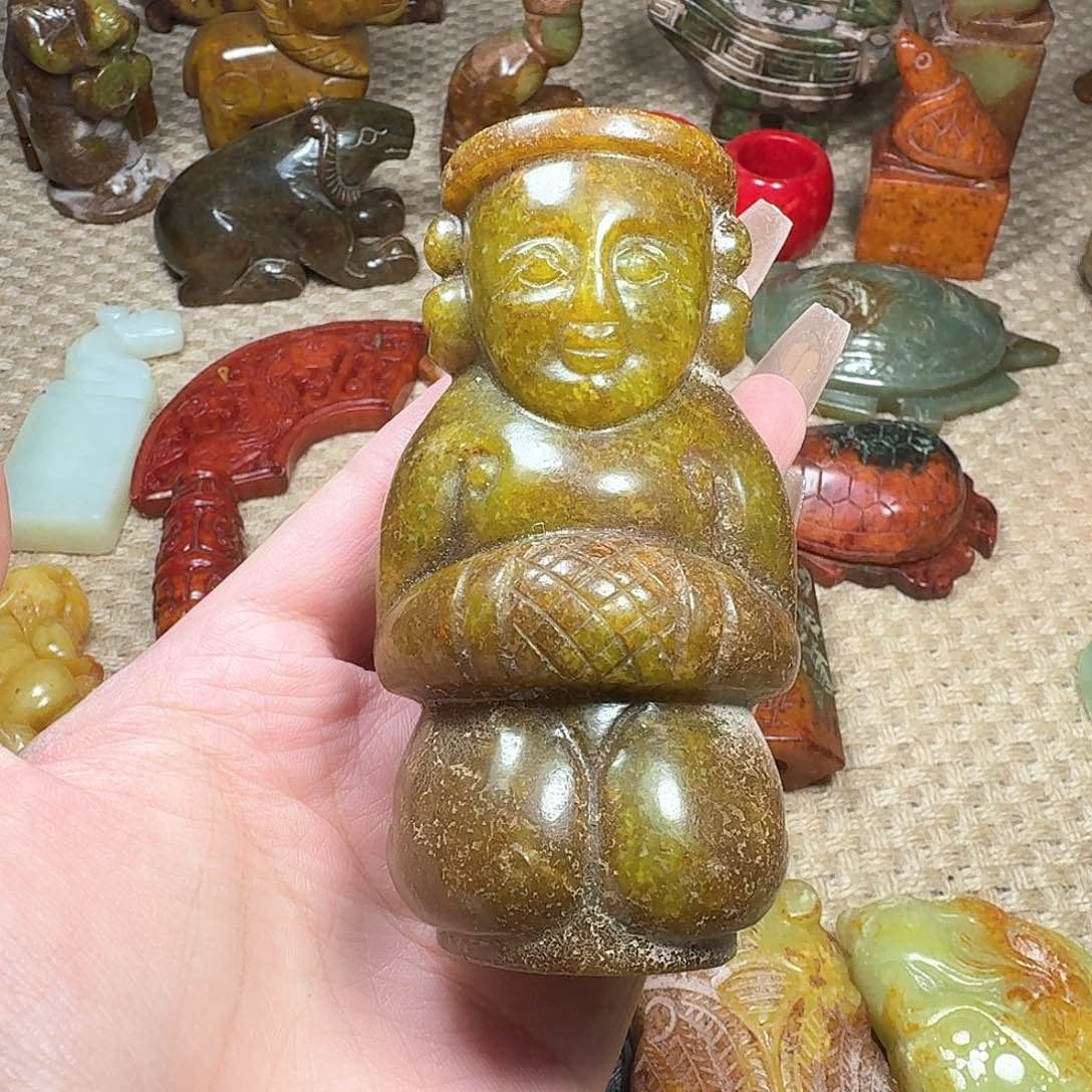 白玉菩提吊坠挂件