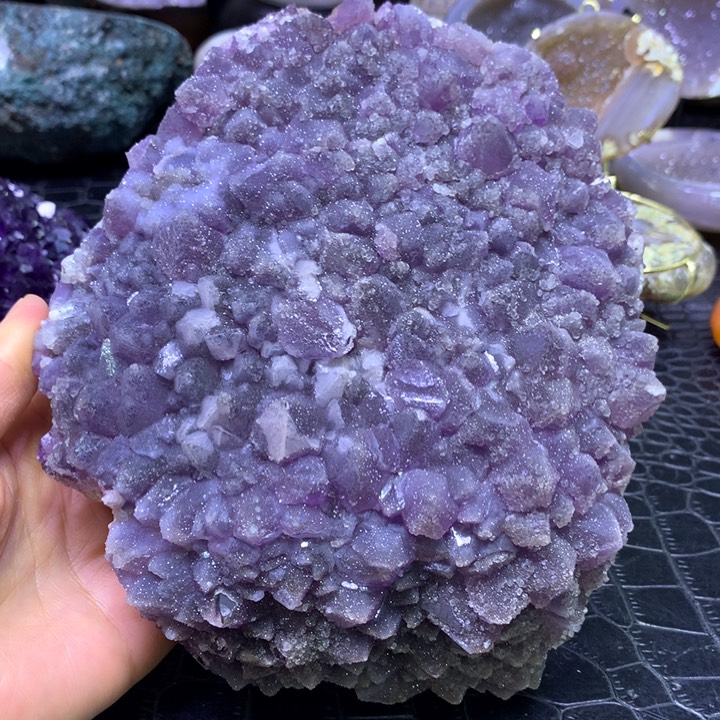梦幻紫牙软屏风未镶嵌水晶