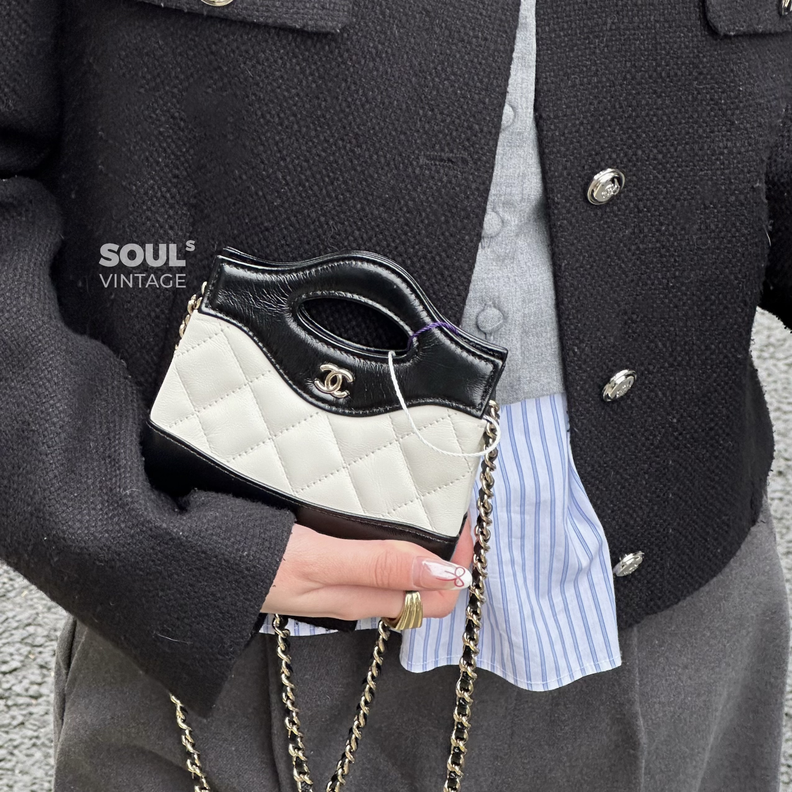 95新 Chanel/香奈儿 31bag nano mini单肩包/677872850