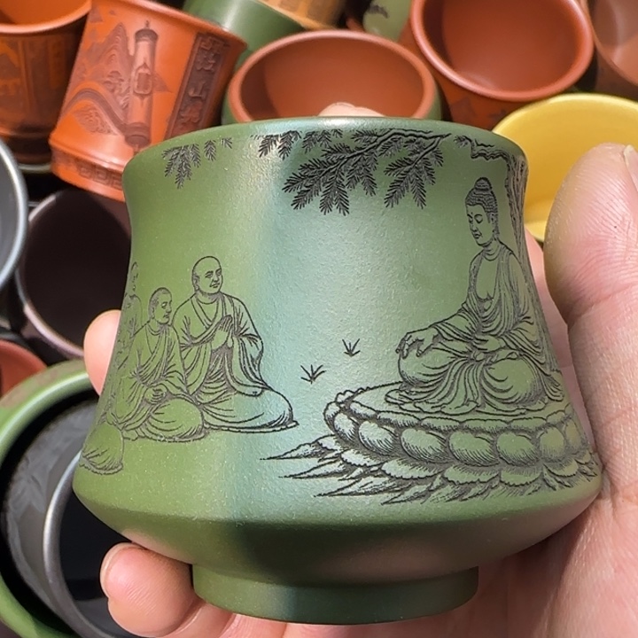 茶杯紫砂全手工制作工艺