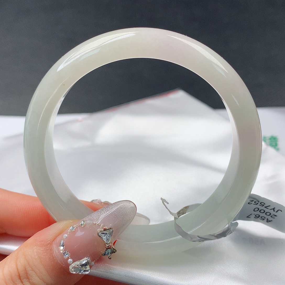 翡翠手镯未镶嵌0068正57