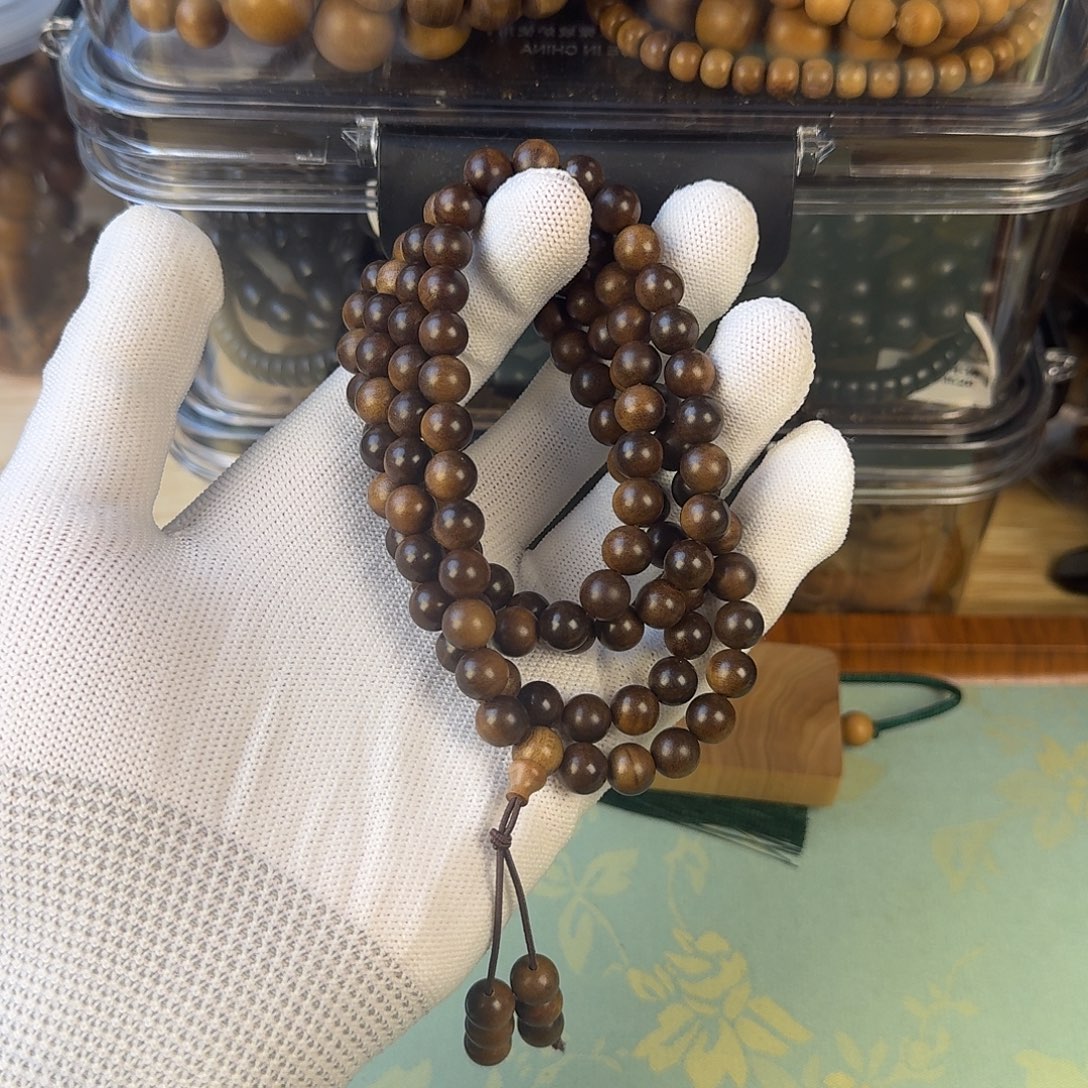 手串/手链檀香木老东加百年系列0.8*108树心