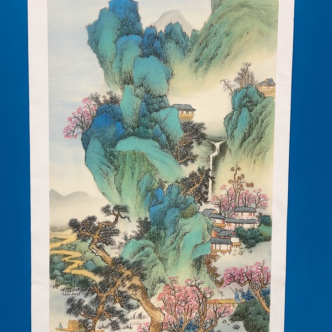 国画苏珊展览原作