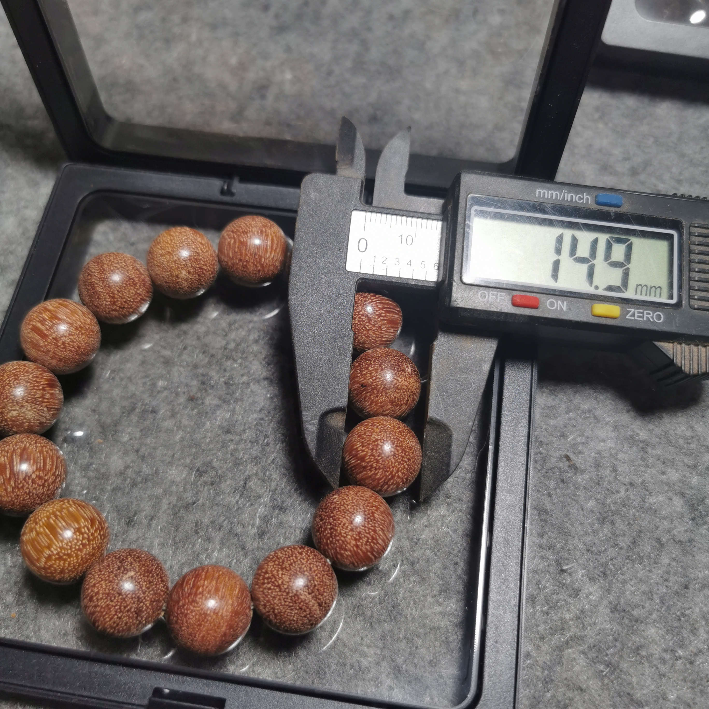 07，铁梨木卡15尺寸15颗精品无暇，纯手工制作无科技一物一拍。