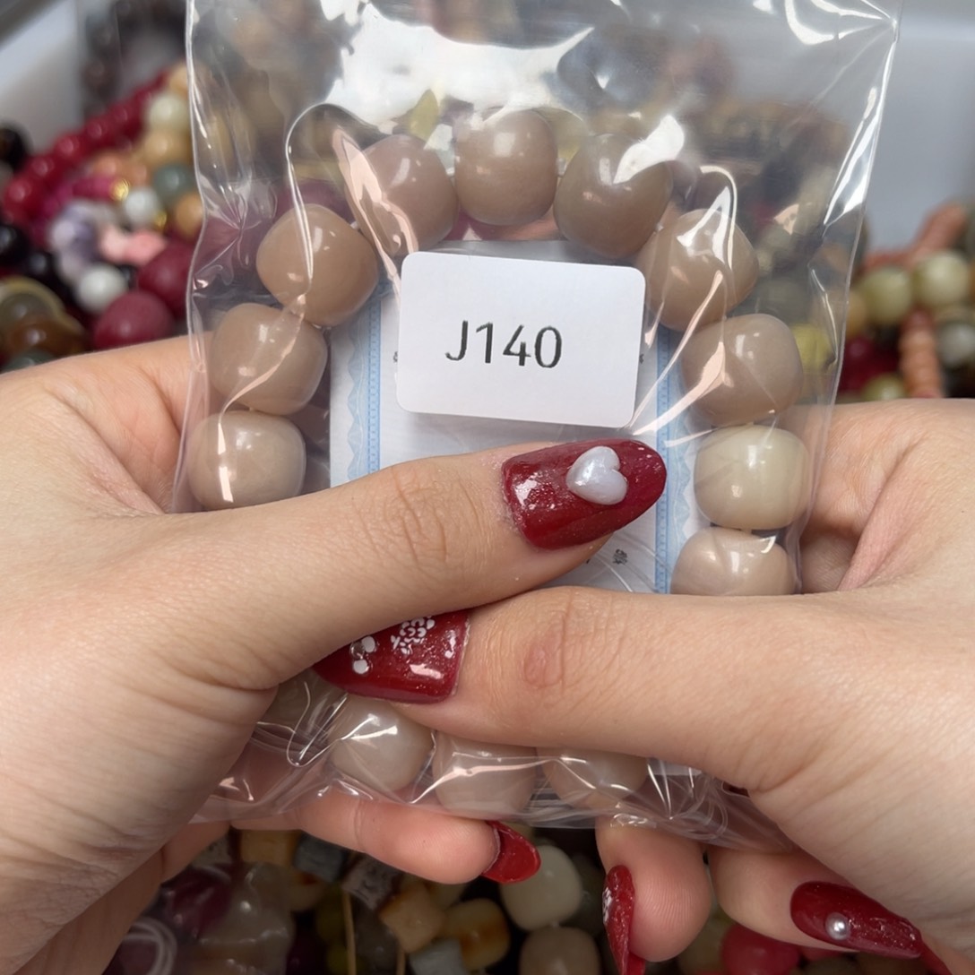 白玉菩提把件桶珠18.8x1J140