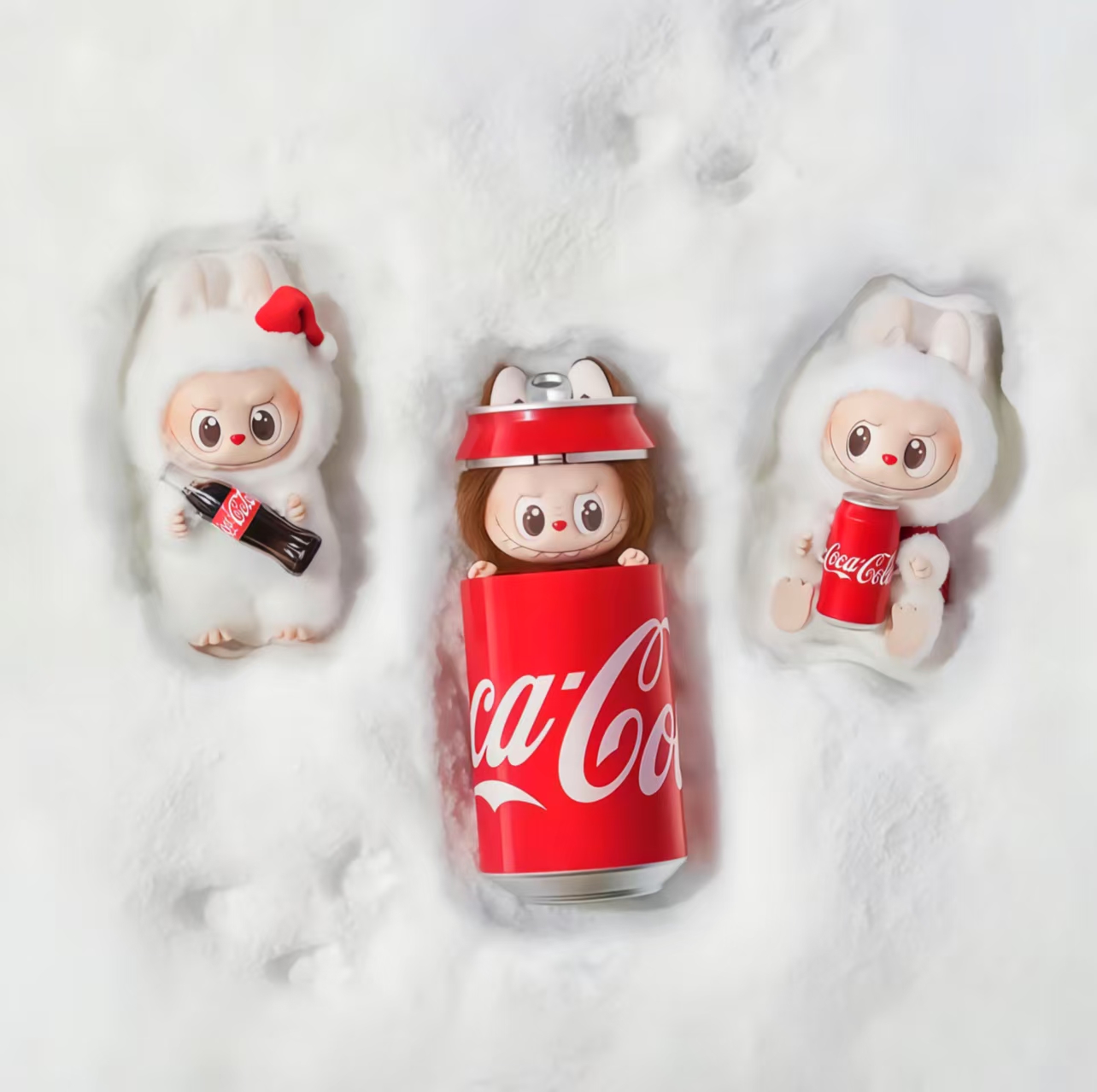 （代拆）现货可乐系列搪胶毛绒挂件公仔盲盒