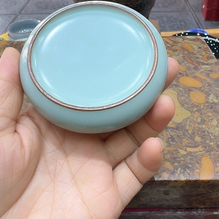 实心壶承一哈，瓷。。。品茗