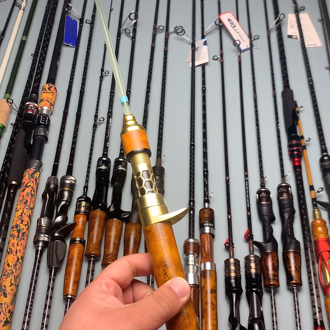 1.8m以下碳素弹射竿枪柄透明竿梢