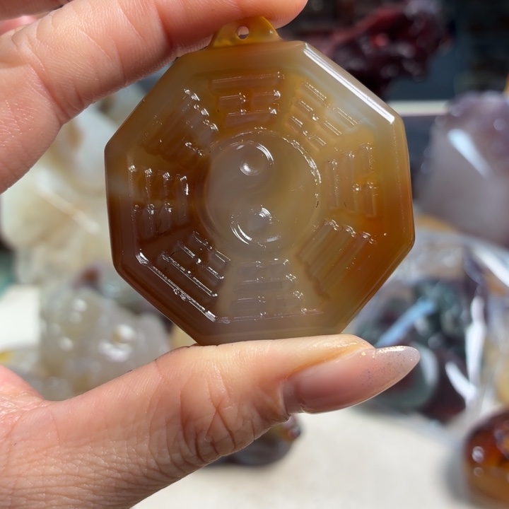 玛瑙/玉髓未镶嵌吊坠(不含链)