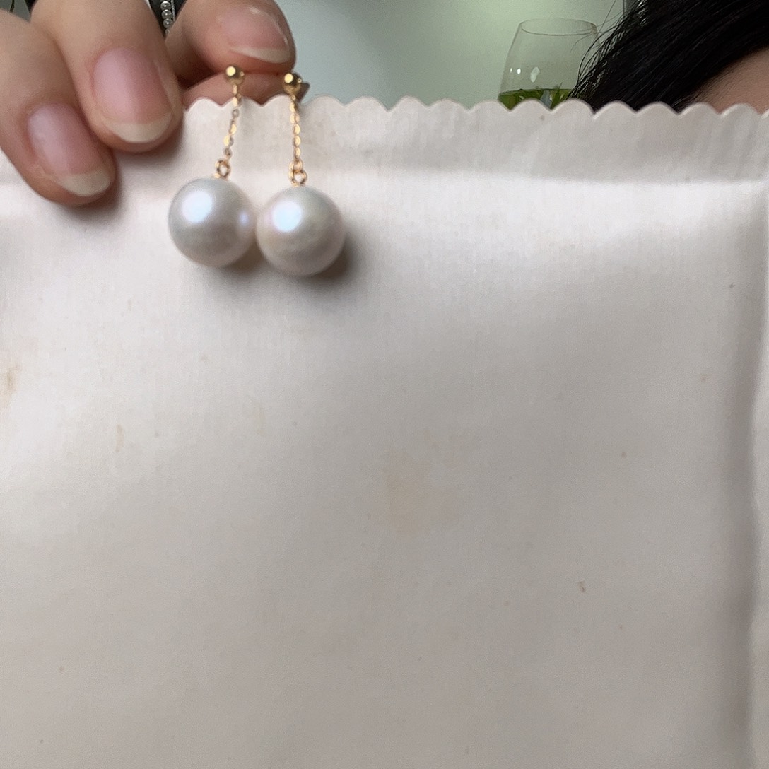 未镶嵌淡水珍珠耳饰