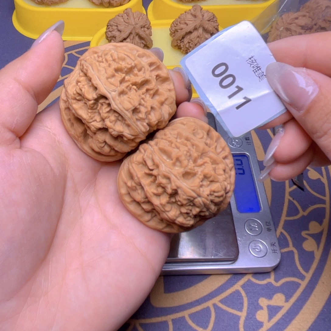 文玩核桃把件M****X粗筋47～0011