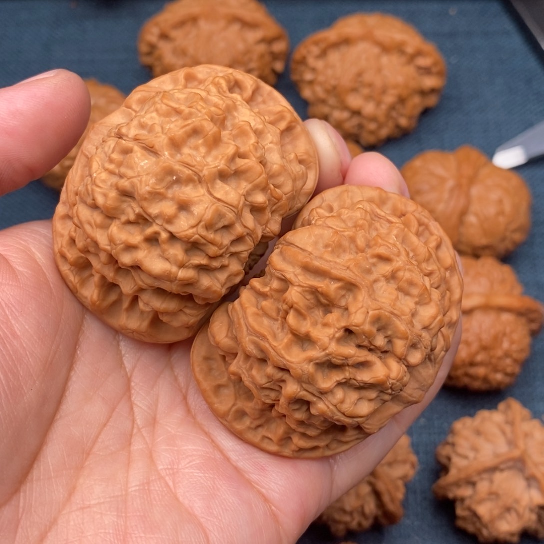 文玩核桃把件52.8精品官帽全品