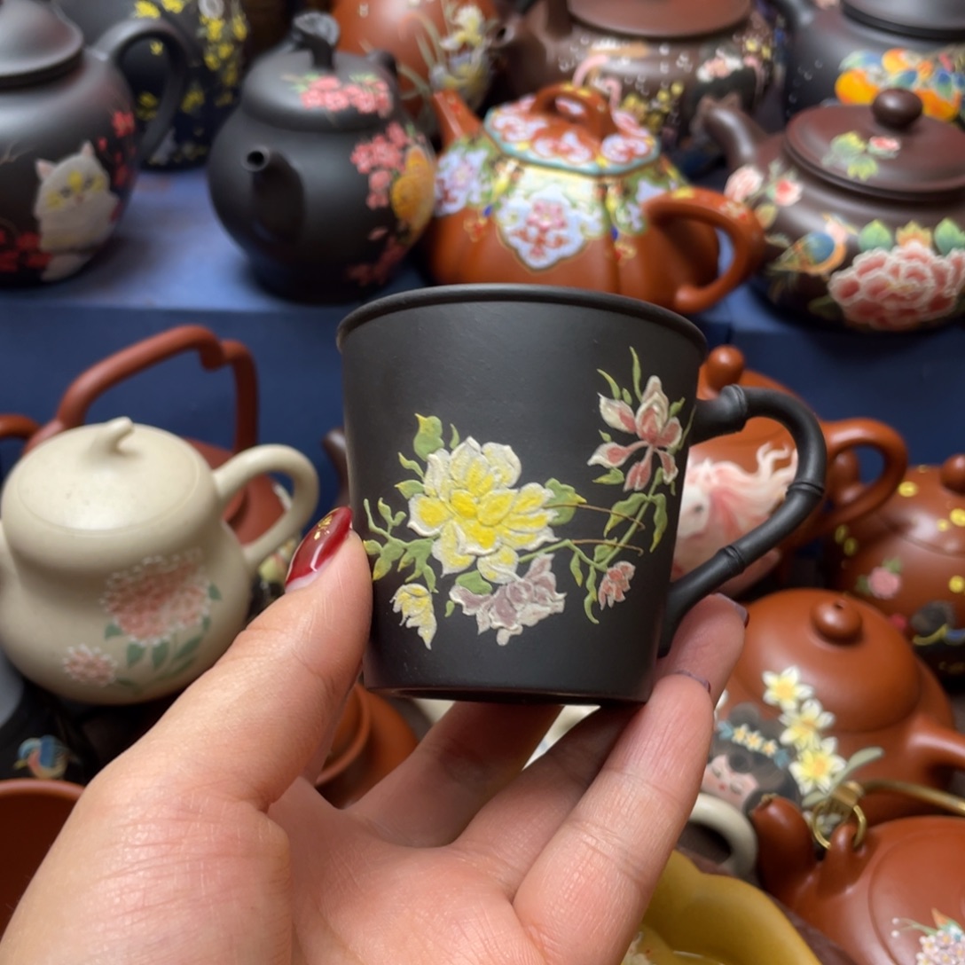 紫砂茶杯紫砂主人杯100cc