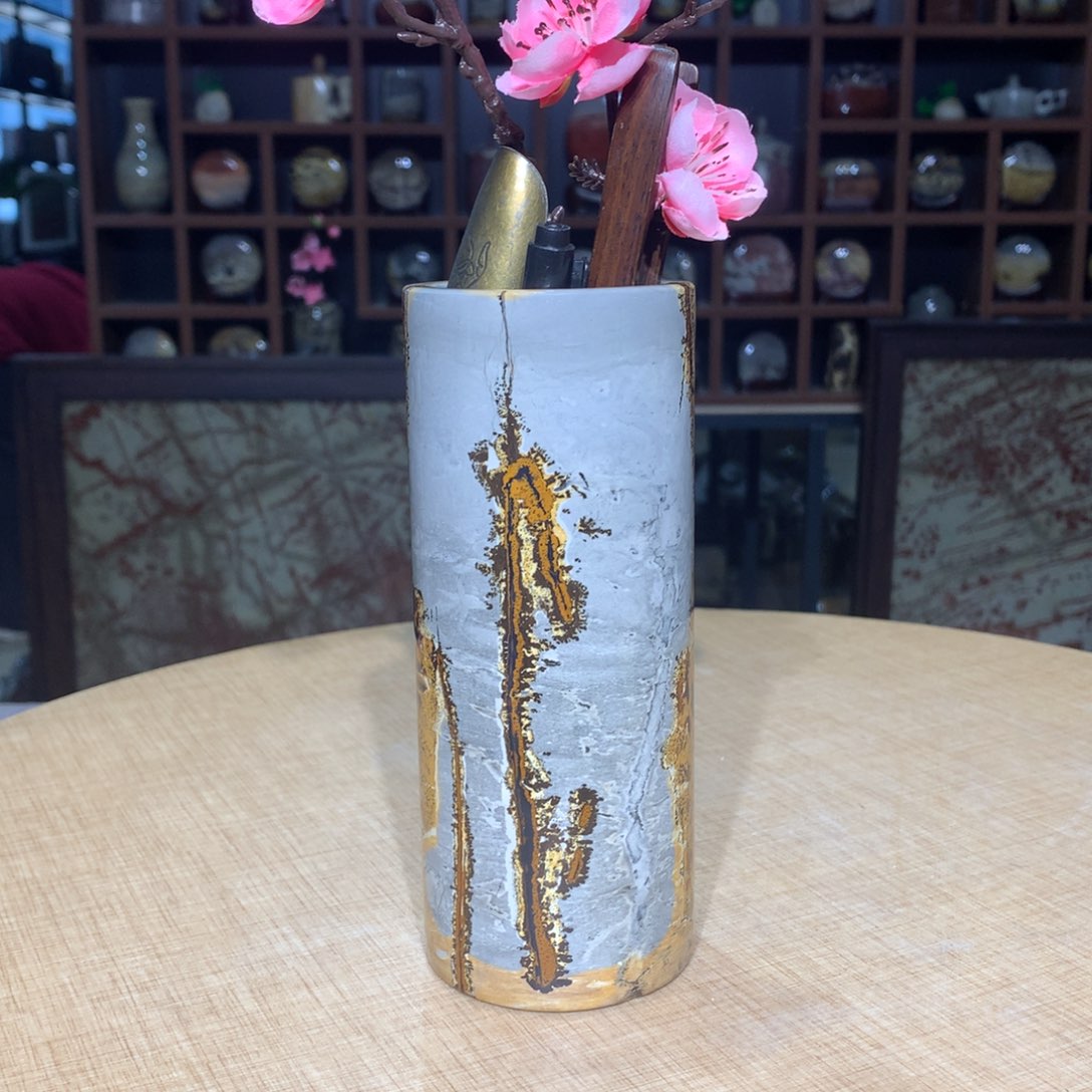 广西国画石摆件，收藏观赏