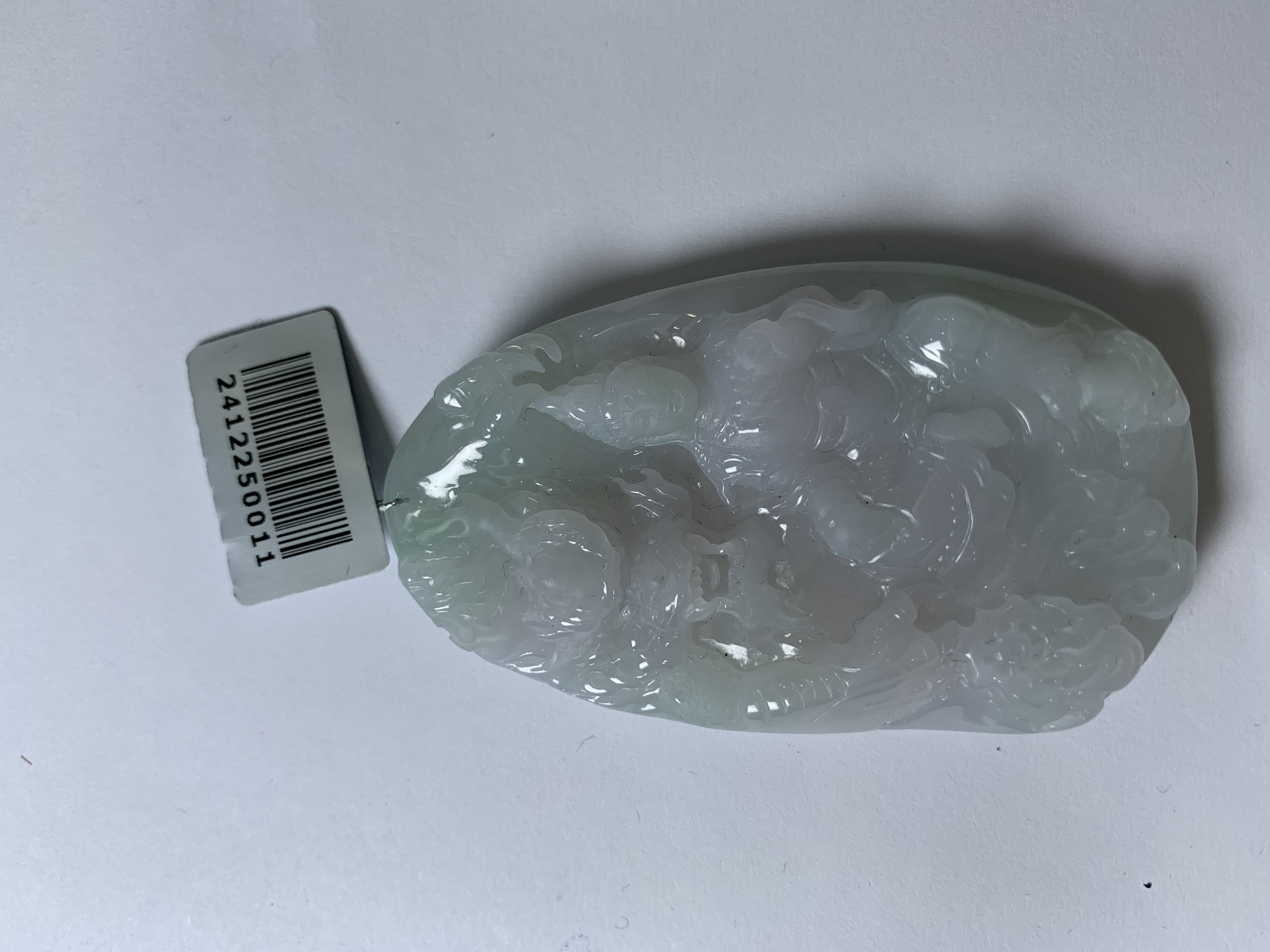 天然A货翡翠定制-龙牌- #903