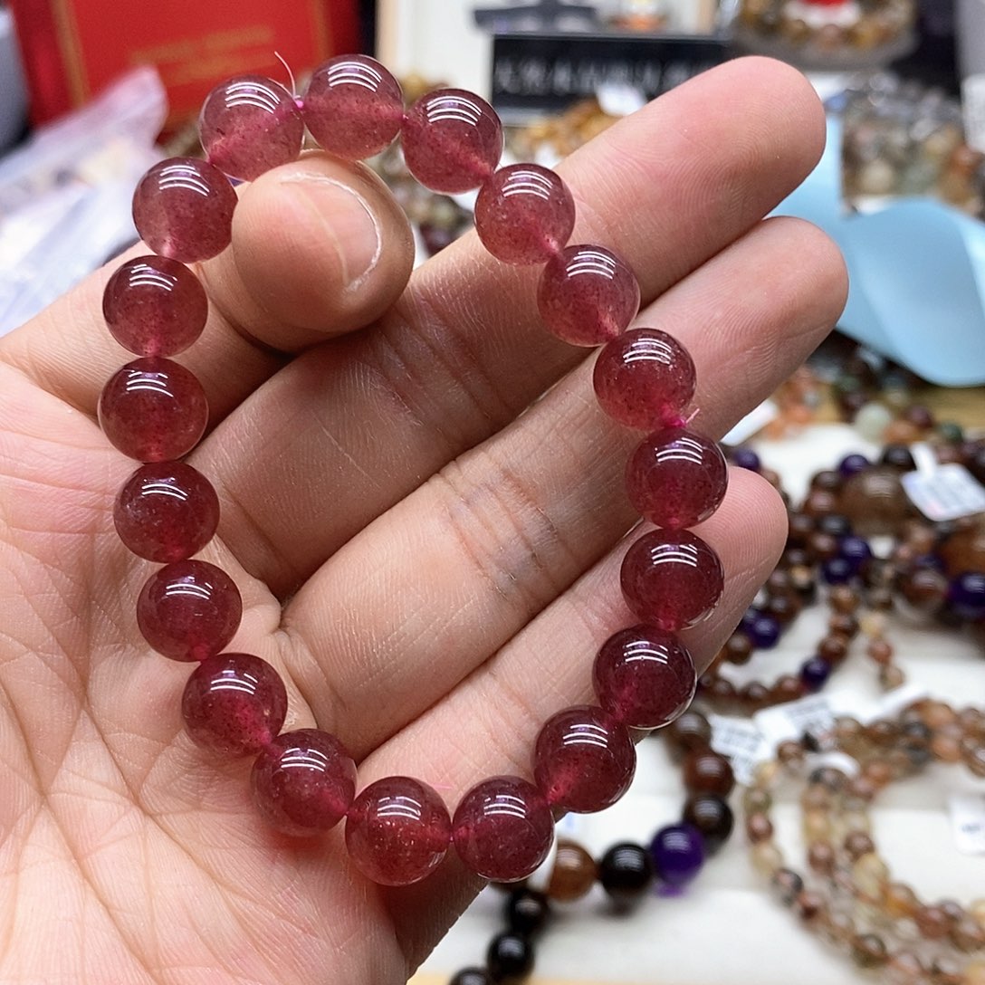 水晶手串未镶嵌天然