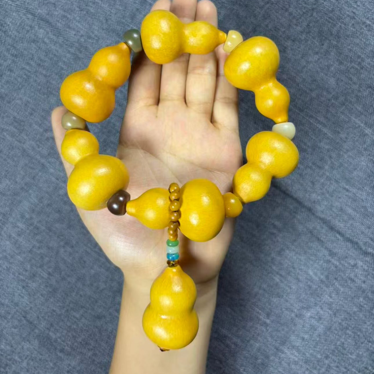 手工订制葫芦手串饰品吊坠精品高端