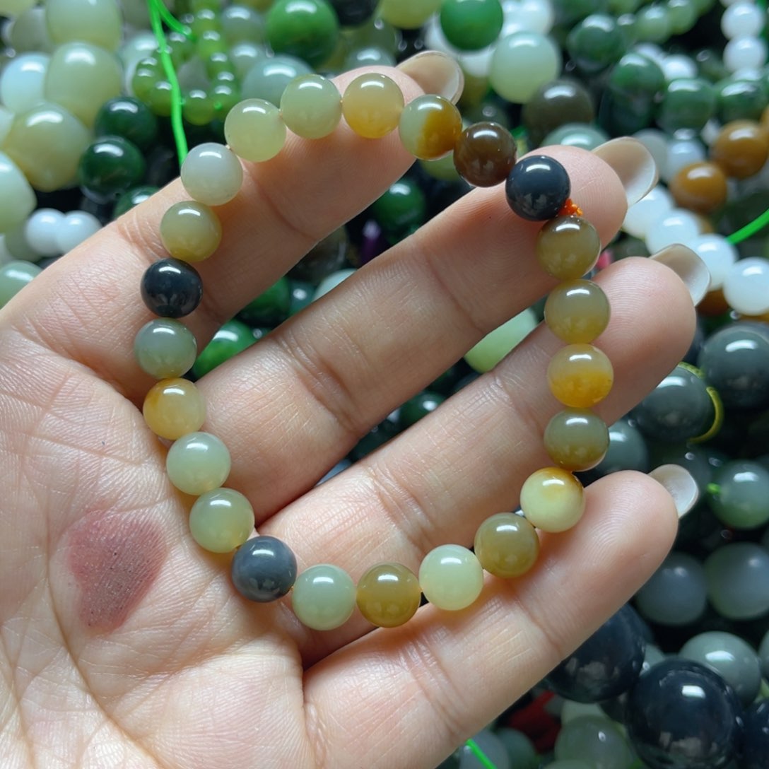 和田玉手链未镶嵌