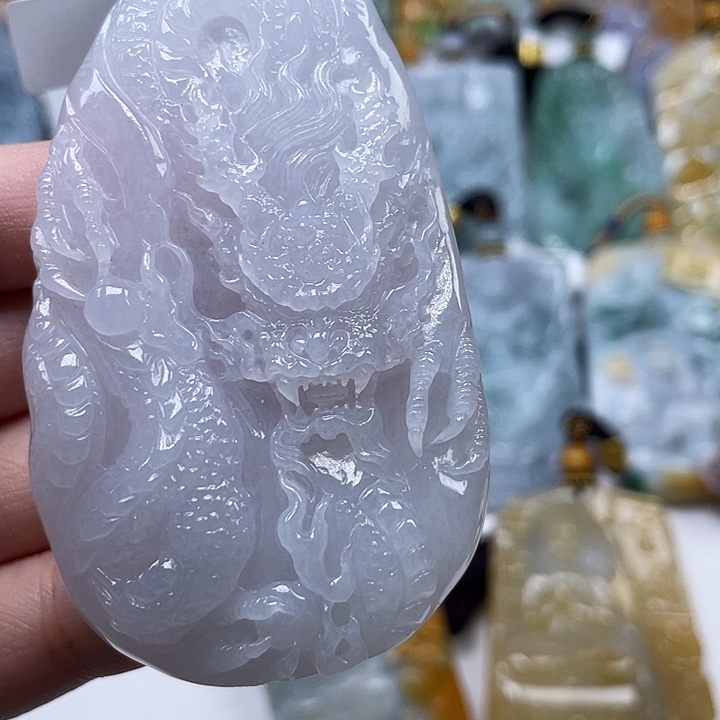 ο****翡翠未镶嵌颈饰天然