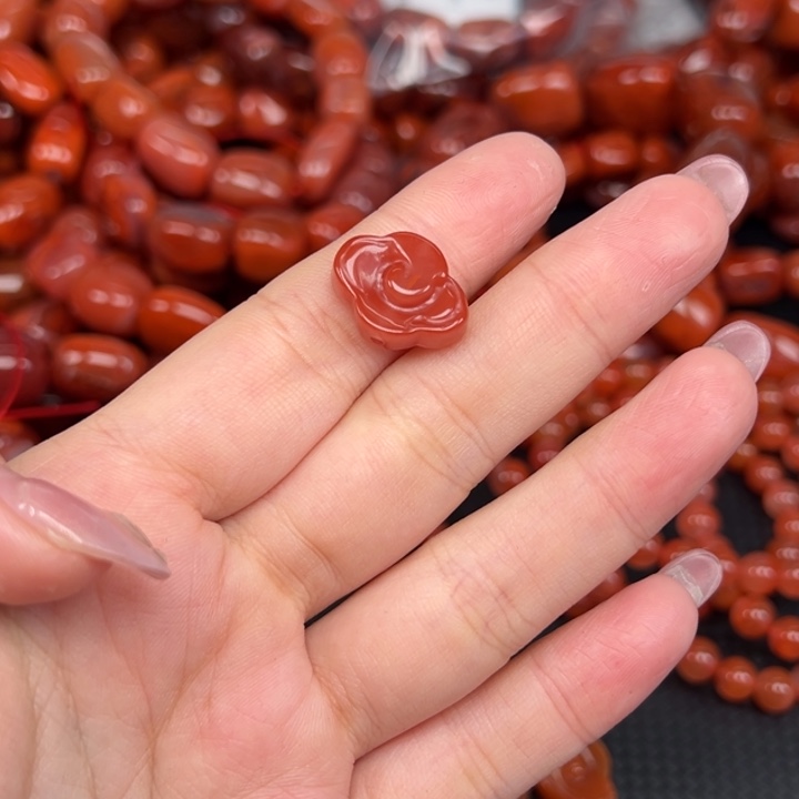 南红玛瑙未镶嵌吊坠(不含链)