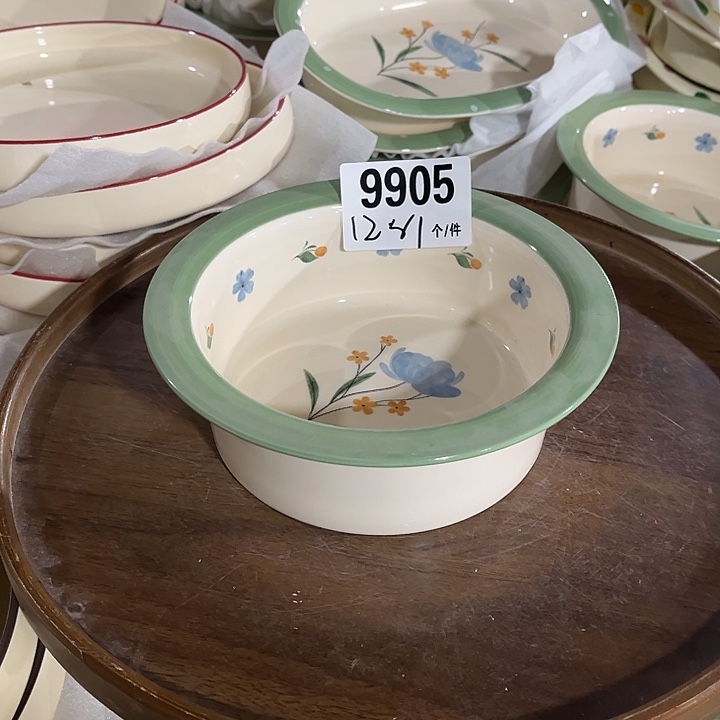 瓷微瑕外贸餐具9905