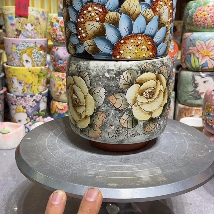 景德镇艺术手绘作品