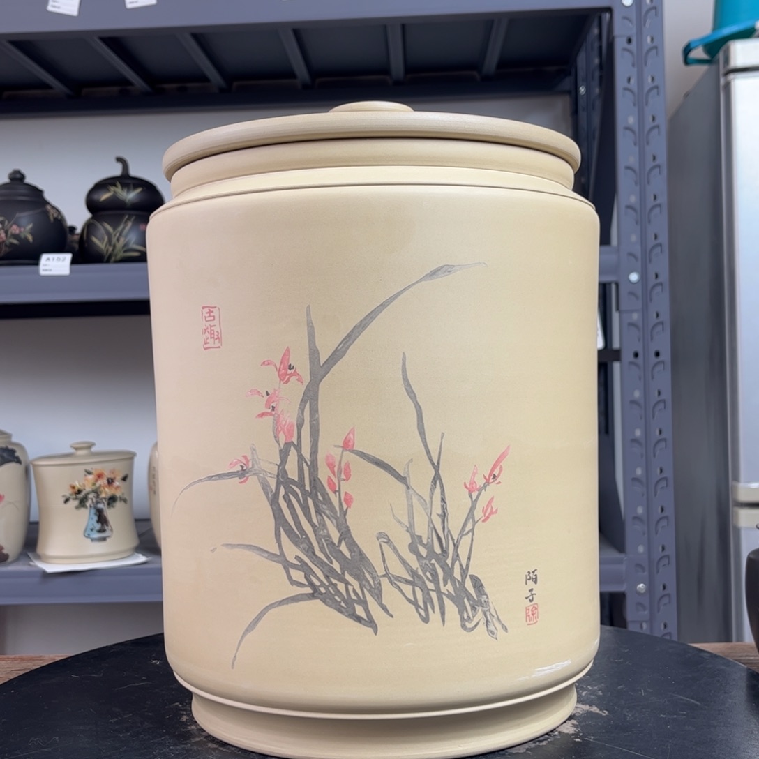 白泥哑光存茶罐醒茶罐09