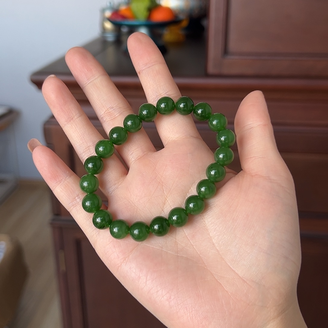 和田玉手串未镶嵌