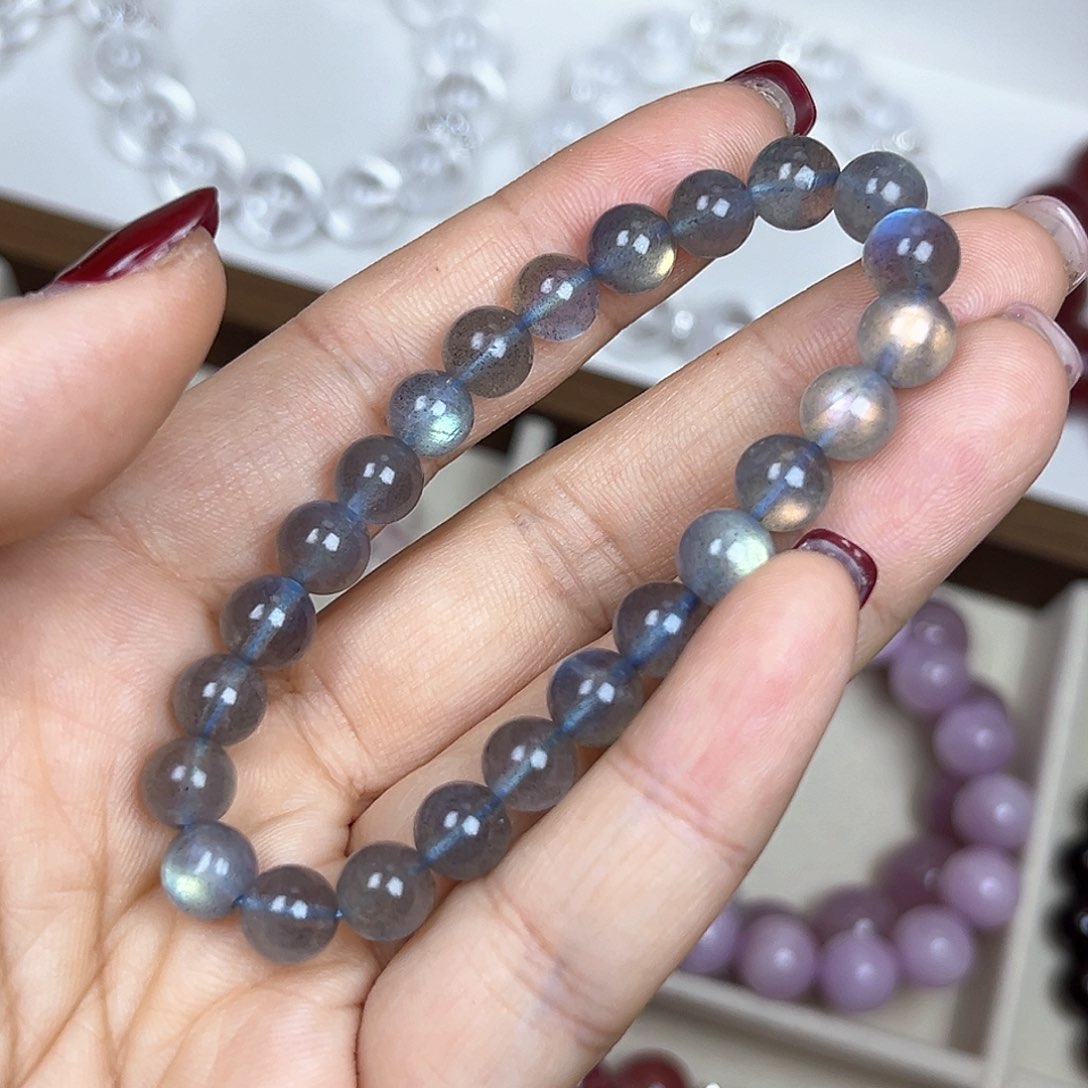 水晶手链未镶嵌灰月光