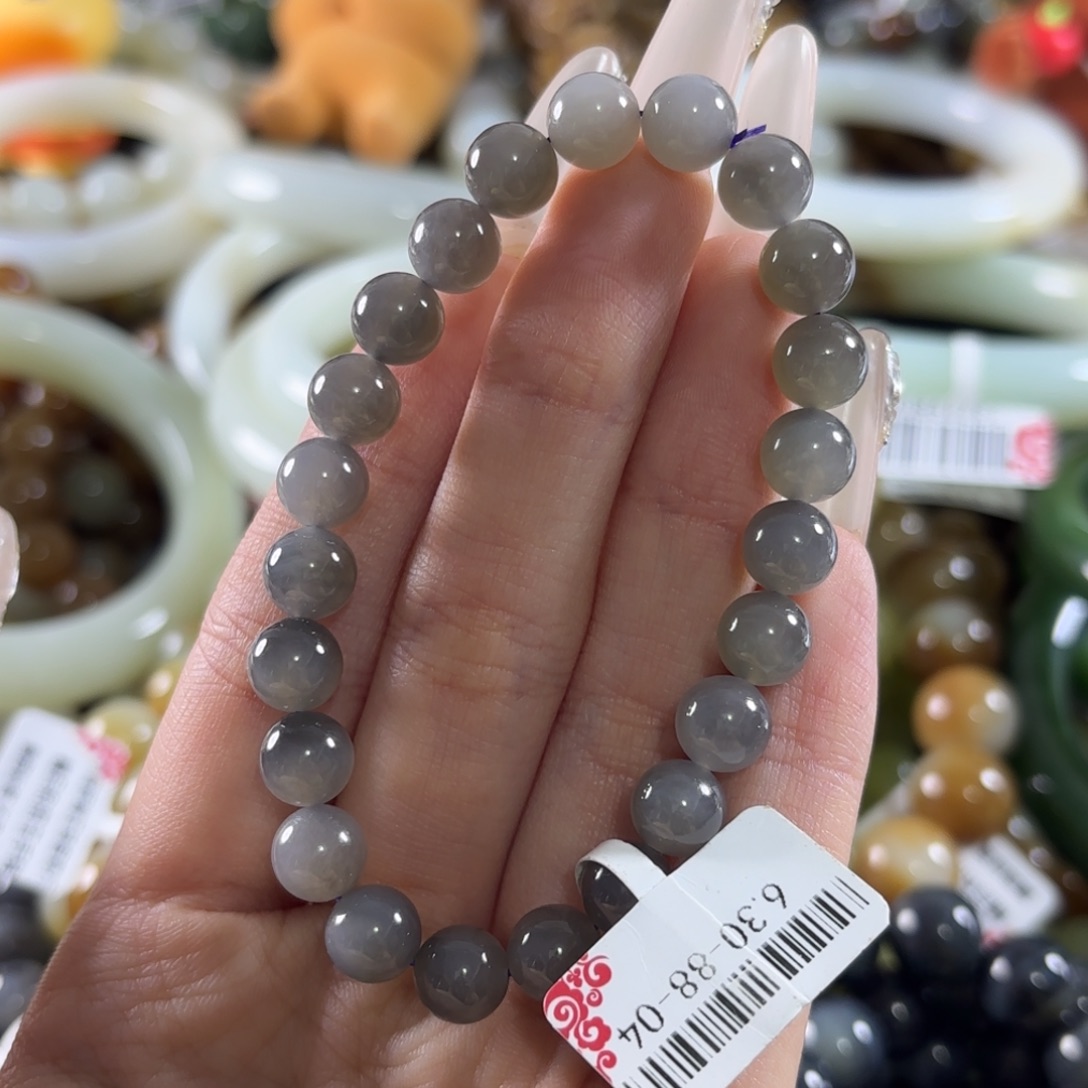 和田玉未镶嵌手链174