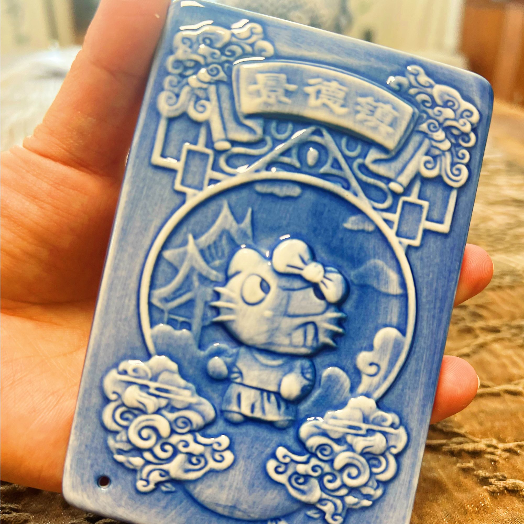 景德镇手工原创香插茶宠摆件冒烟香炉精品茶桌开业过年家庭摆件