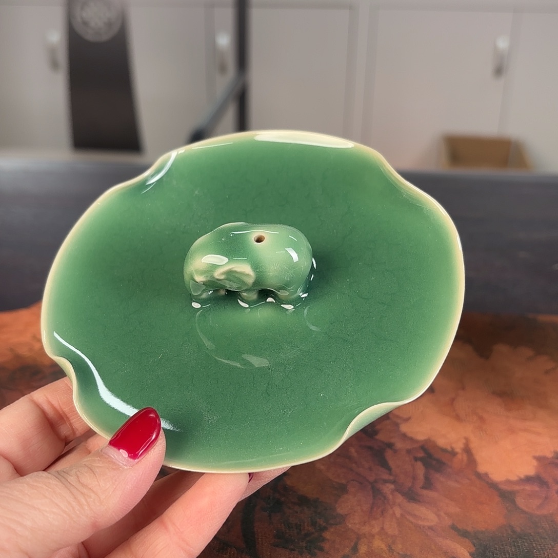 龙泉云间青瓷小米茶器