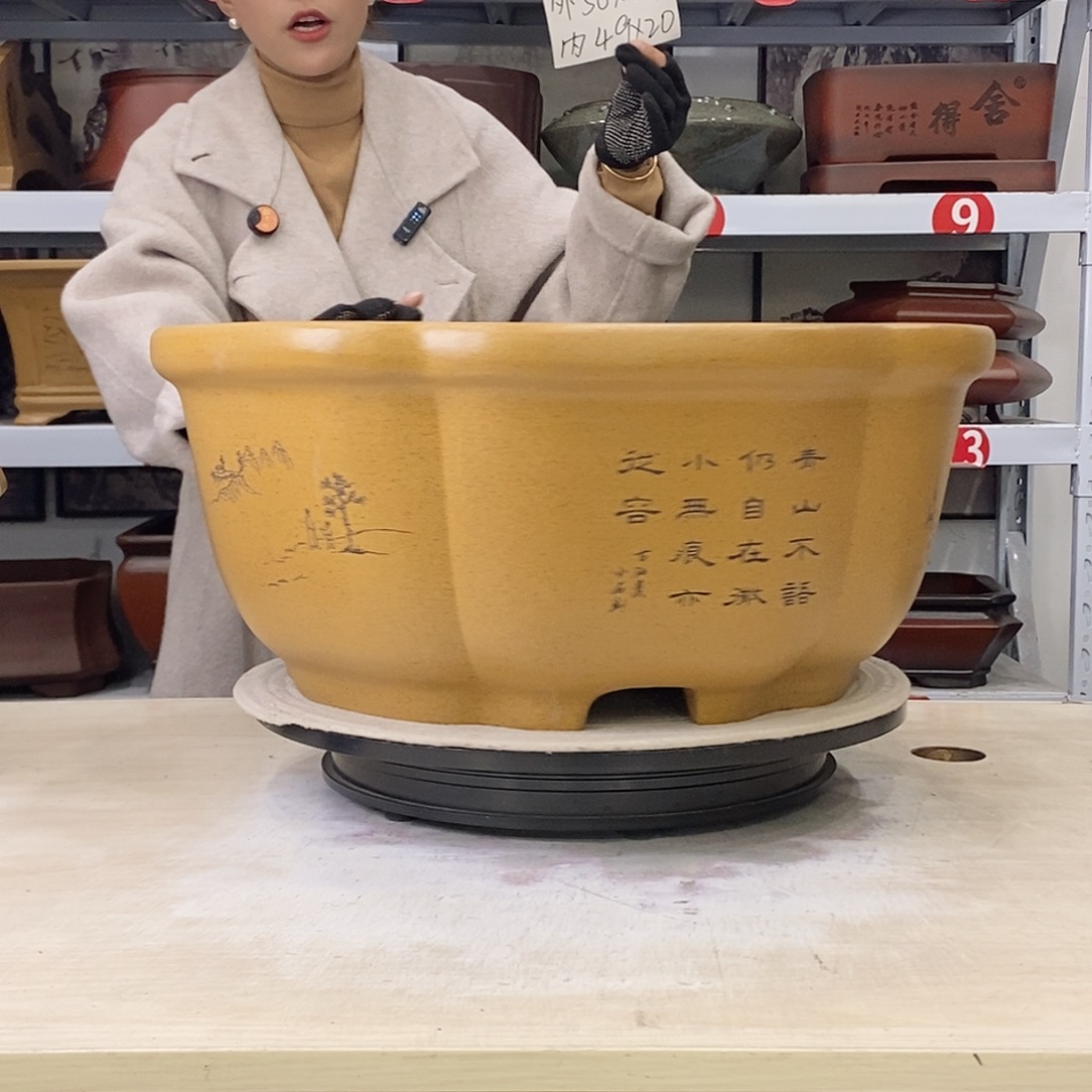 紫砂花盆紫砂花盆