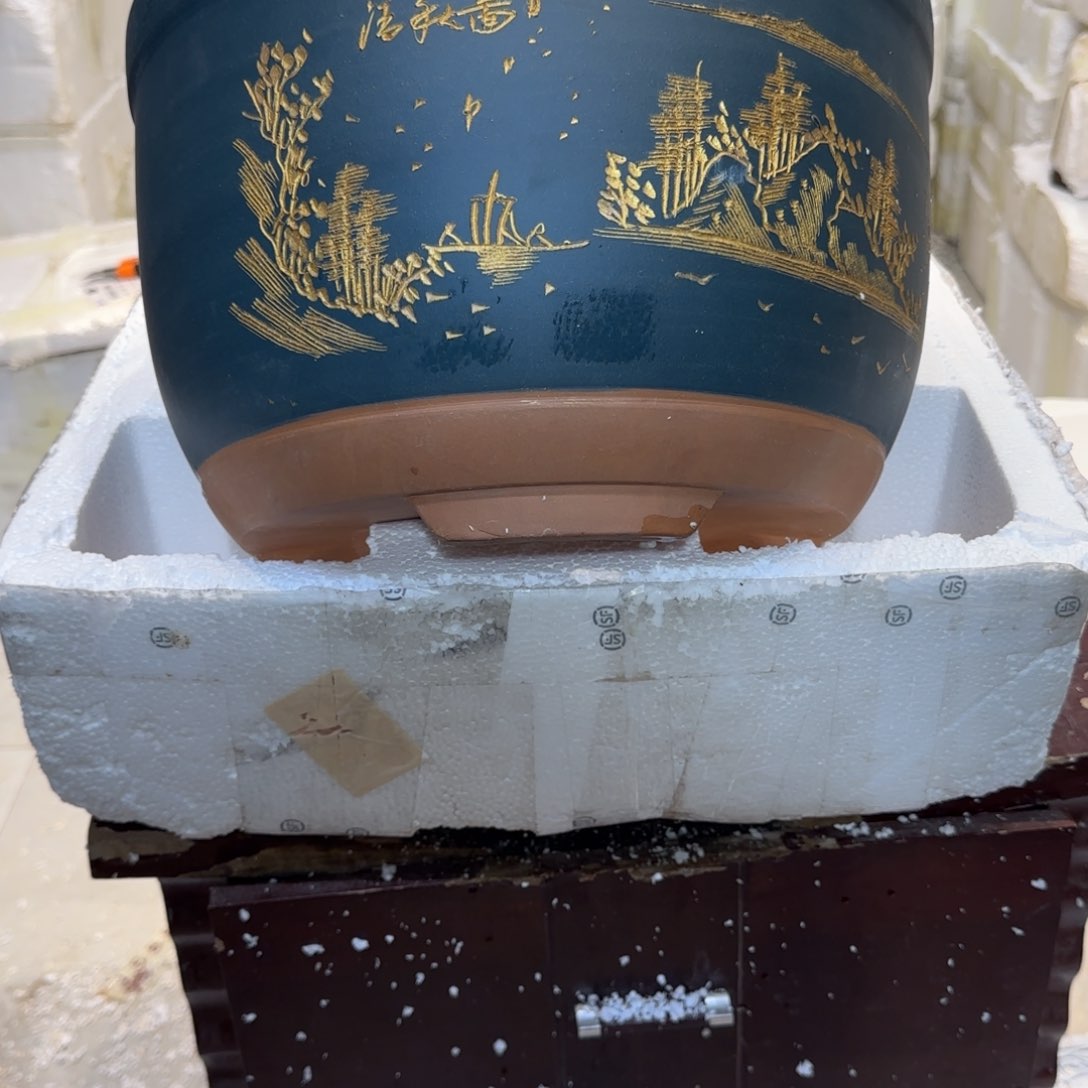 紫砂花盆口径25.15口径